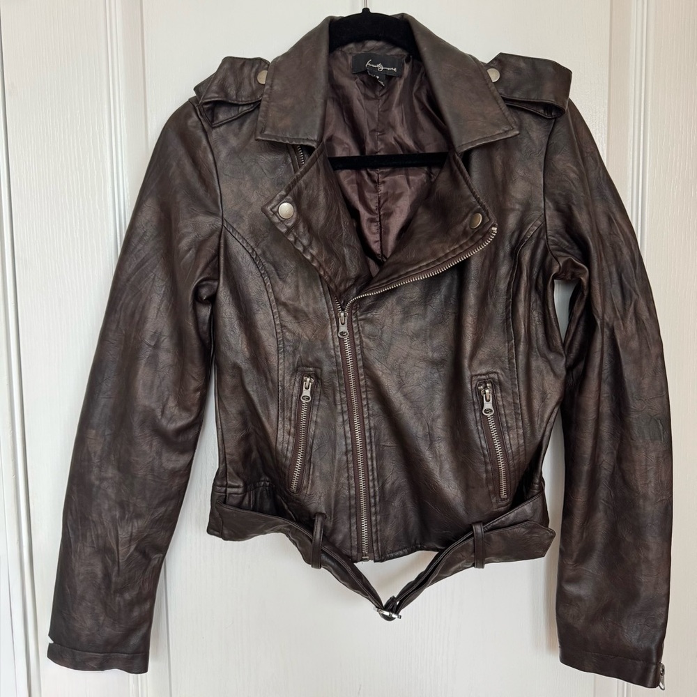 Forever 21 Brown Leather Jacket